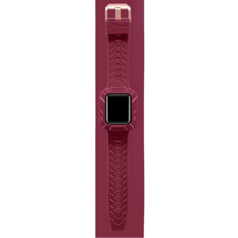 New watch band for Apple Watch Band 38mm 41mm 40mm with Bumper Case color Maroon